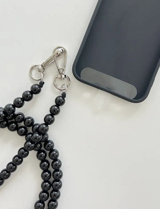 Bead phone strap cellphone cord necklace cross strap