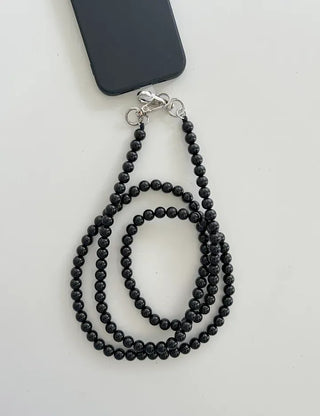 Bead phone strap cellphone cord necklace cross strap