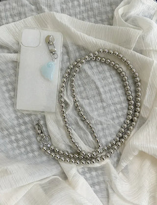 Bead phone strap cellphone cord necklace cross strap