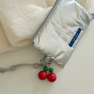 Big Cherry Bead Keyring Bead Phone Strap Keychain