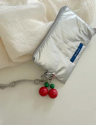 Big Cherry Bead Keyring Bead Phone Strap Keychain