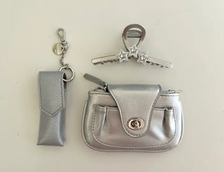 way card wallet, crossbody chain bag, wallet bag, coin purse