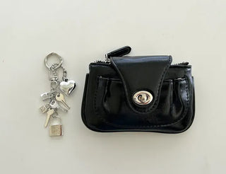 way card wallet, crossbody chain bag, wallet bag, coin purse