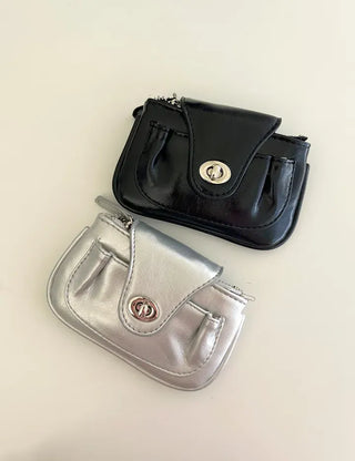 way card wallet, crossbody chain bag, wallet bag, coin purse