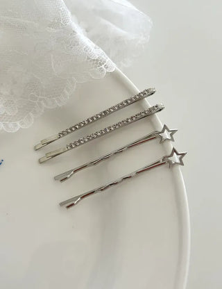 Star Cubic Bobbin Piece Set Daily Kitsch Hairpins