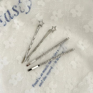 Star Cubic Bobbin Piece Set Daily Kitsch Hairpins