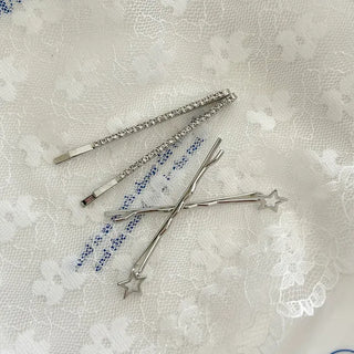 Star Cubic Bobbin Piece Set Daily Kitsch Hairpins