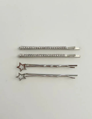 Star Cubic Bobbin Piece Set Daily Kitsch Hairpins