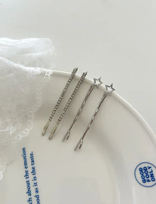 Star Cubic Bobbin Piece Set Daily Kitsch Hairpins
