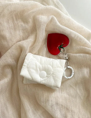 Heart Tomato Bag Keyring Fruit Acrylic Phone Strap