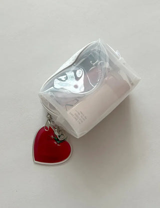 Heart Tomato Bag Keyring Fruit Acrylic Phone Strap