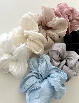 Drawing chiffon scrunchie hair tie hair scrunchie