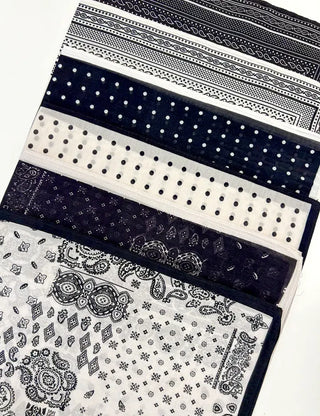 Silk 70 Paisley Scarf Dot Hair Bandana Handkerchief