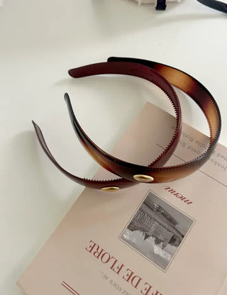 Metal pendant basic headband acrylic hairband
