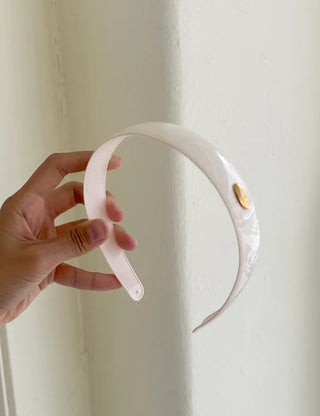 Metal pendant basic headband acrylic hairband