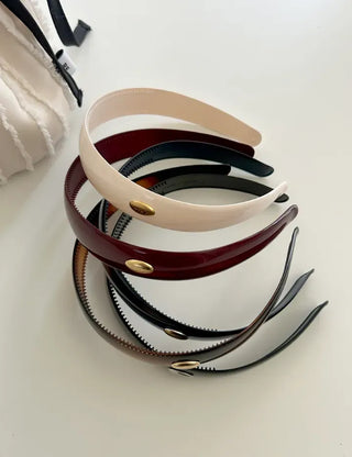 Metal pendant basic headband acrylic hairband