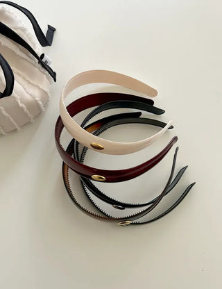 Metal pendant basic headband acrylic hairband