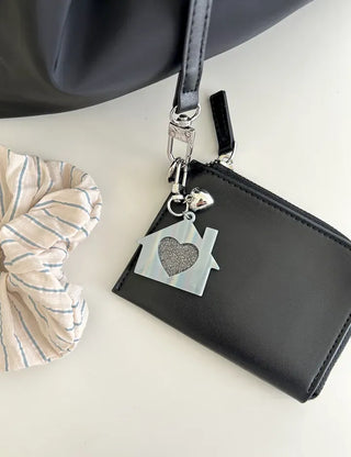 Retro Acrylic Keyring Piece Set: Bag Keyring, Mobile Phone, Car Key Holder