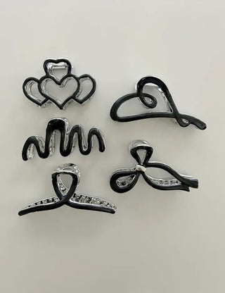 Flat-price shimmer hair clip large updo