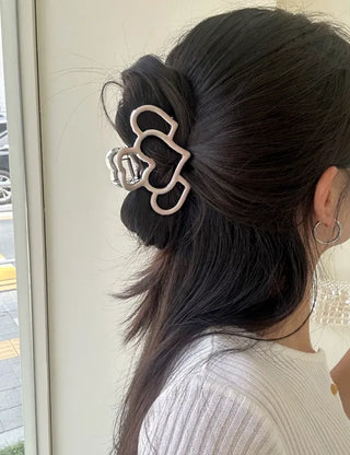 Flat-price shimmer hair clip large updo