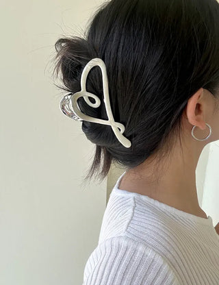 Flat-price shimmer hair clip large updo