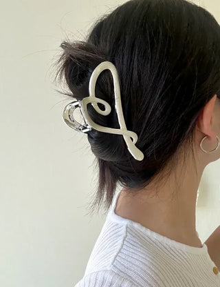 Flat-price shimmer hair clip large updo