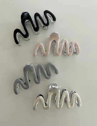 Flat-price shimmer hair clip large updo