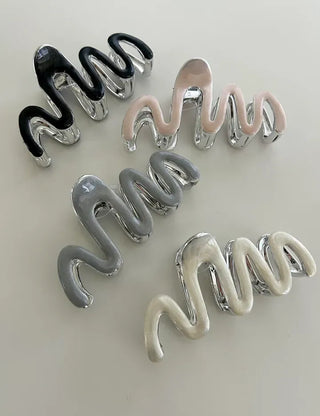 Flat-price shimmer hair clip large updo