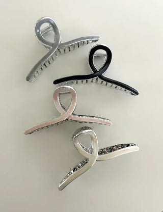 Flat-price shimmer hair clip large updo