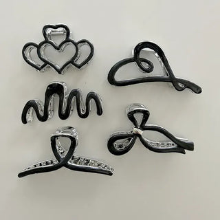 Flat-price shimmer hair clip large updo