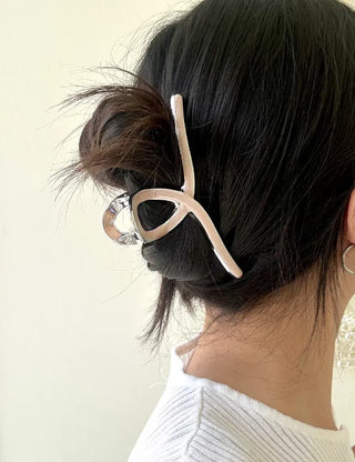 Flat-price shimmer hair clip large updo