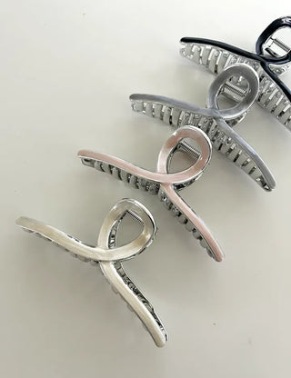 Flat-price shimmer hair clip large updo