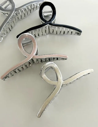 Flat-price shimmer hair clip large updo