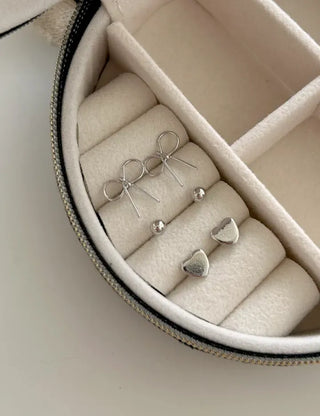 Uniform Price Lovely Earring Set Pearl Heart Earrings
