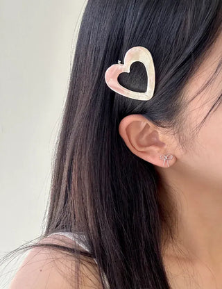 Uniform Price Lovely Earring Set Pearl Heart Earrings