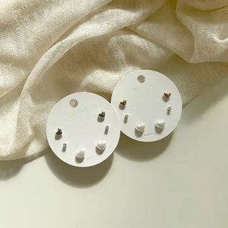 Uniform Price Lovely Earring Set Pearl Heart Earrings