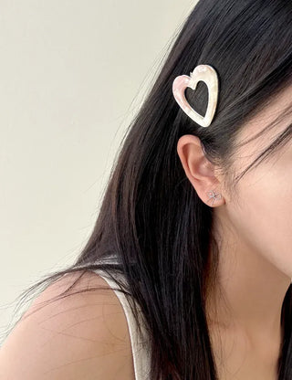 Uniform Price Lovely Earring Set Pearl Heart Earrings