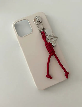 Mini rope bag keyring flower car key holder key ring