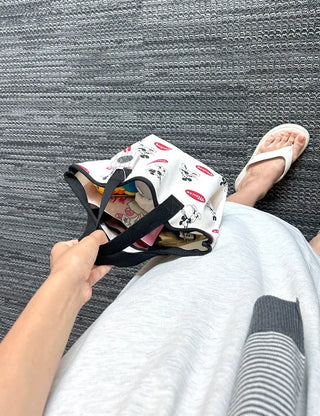 Mickey Canvas Tote Bag Disney Shoulder Eco Bag Daily