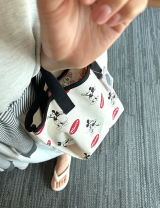 Mickey Canvas Tote Bag Disney Shoulder Eco Bag Daily