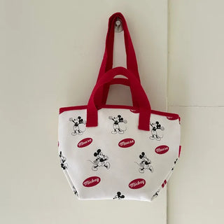 Mickey Canvas Tote Bag Disney Shoulder Eco Bag Daily