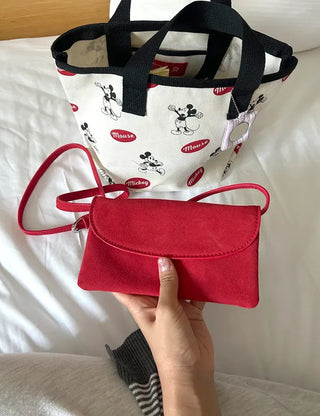 Mickey Canvas Tote Bag Disney Shoulder Eco Bag Daily