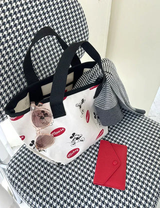 Mickey Canvas Tote Bag Disney Shoulder Eco Bag Daily