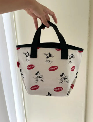 Mickey Canvas Tote Bag Disney Shoulder Eco Bag Daily