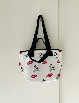 Mickey Canvas Tote Bag Disney Shoulder Eco Bag Daily