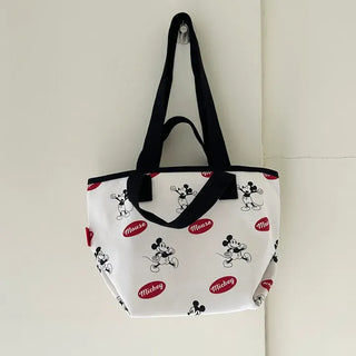 Mickey Canvas Tote Bag Disney Shoulder Eco Bag Daily