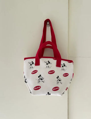 Mickey Canvas Tote Bag Disney Shoulder Eco Bag Daily