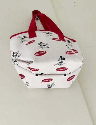 Mickey Canvas Tote Bag Disney Shoulder Eco Bag Daily