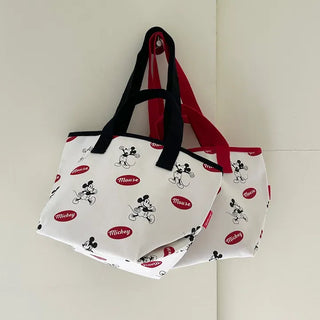 Mickey Canvas Tote Bag Disney Shoulder Eco Bag Daily
