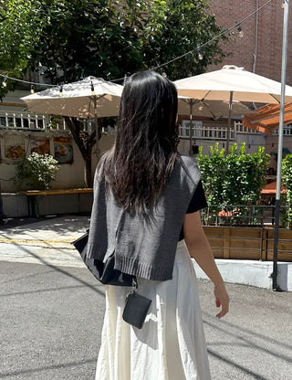 A must-have for transitional seasons: Wool button knit shawl, shoulder shawl, women's autumn cardigan shawl